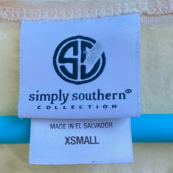 Simply Southern Pastel Yellow Tank Top - Picture 3 of 3